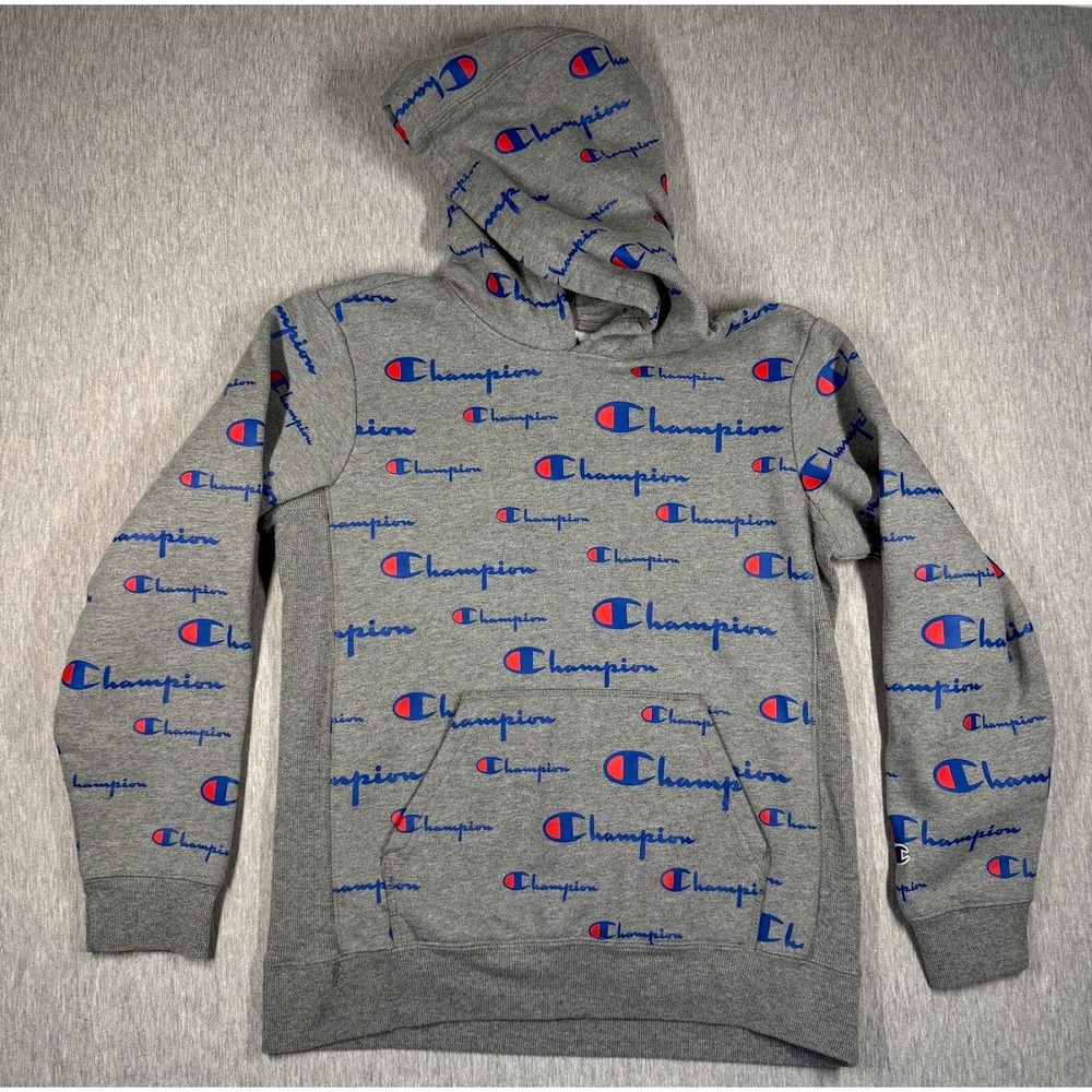 Champion All-Over Logo Hoodie XL